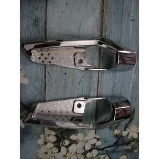 Ốp gác chân sau mạ crom xe lead 2017,2018