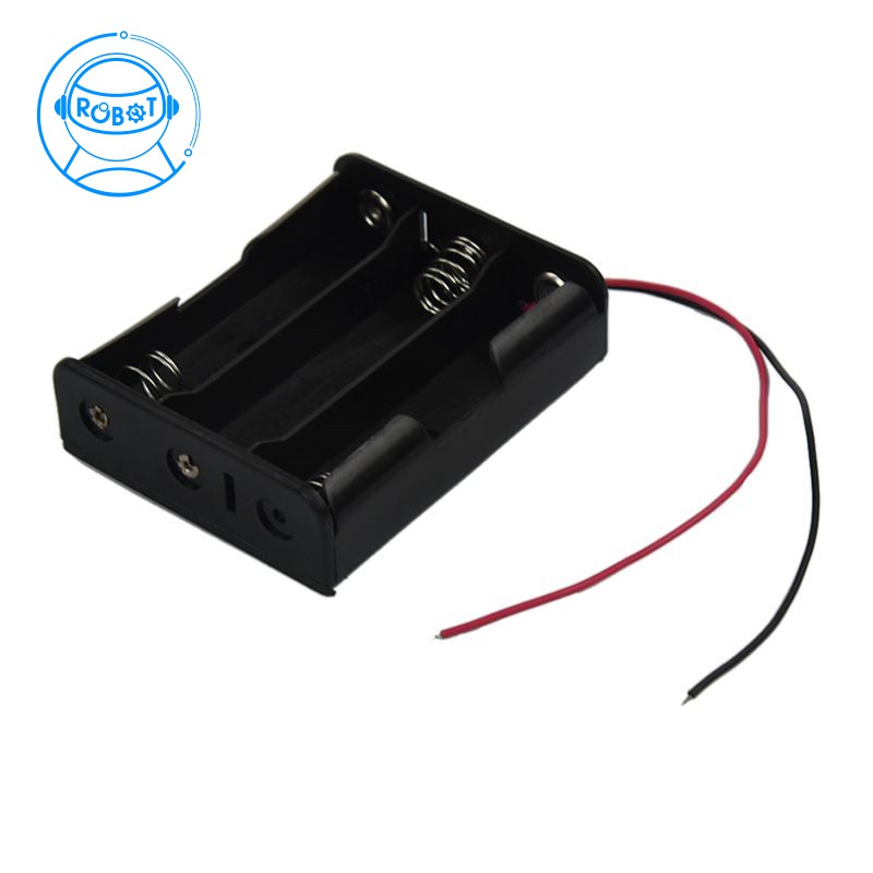 Hộp Chứa Pin 3.7 V 18650x3 Dây Cáp 7.5x6 X 2cm