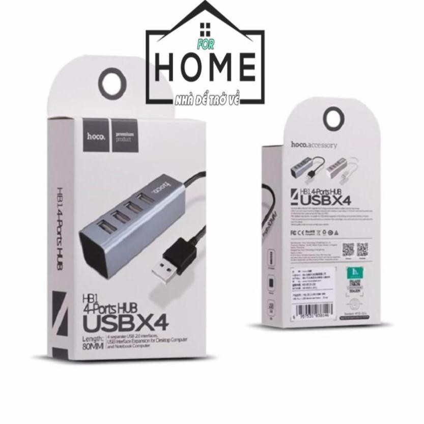 Hub USB 4 cổng Hoco HB1 chính hãng - BH 1 năm