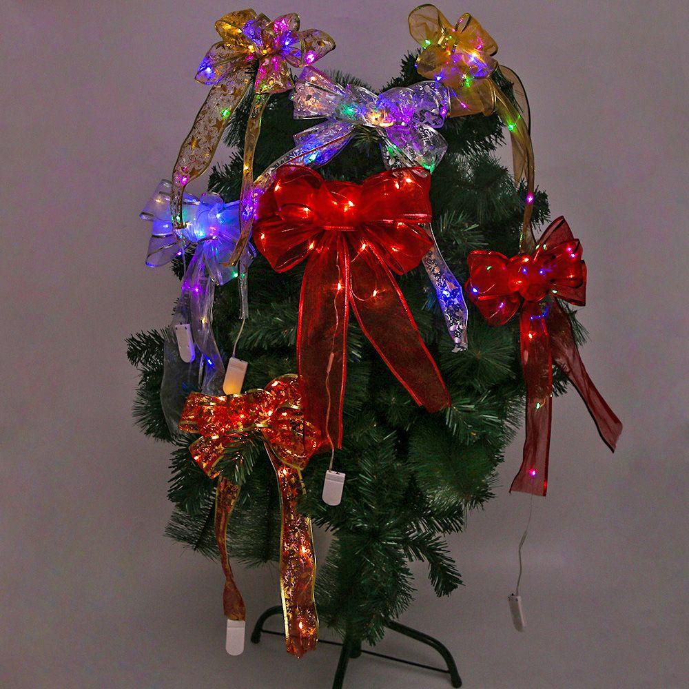 CONOPERY Dây Đèn LED Trang Trí Giáng Sinh Năm Mới 2023 Hình Nơ