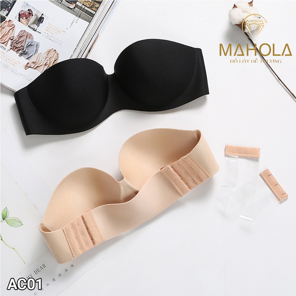 Áo ngực đúc su quai trong cao cấp chống tụt Mahola AC01