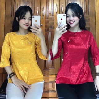Đồ lam đi chùa # gấm viền ngọc