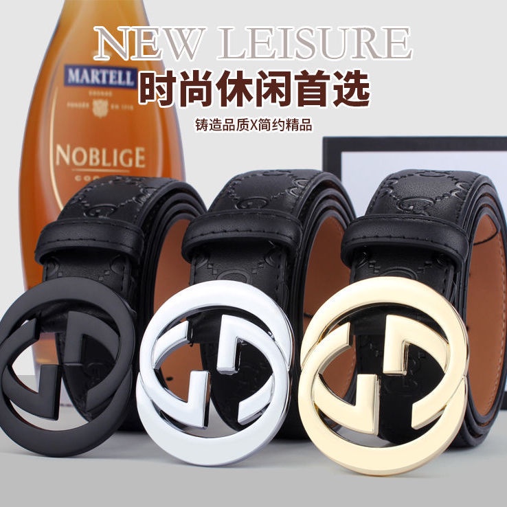 Thắt Lưng Nam Mát Mẻ ĐôiGThắt Lưng Da Bò Người Nổi Tiếng Cùng Phong Cách Nhà Tạo Mẫu Tóc Thắt Lưng Quần Jean Dễ Phối Phong Cách Hàn Quốc