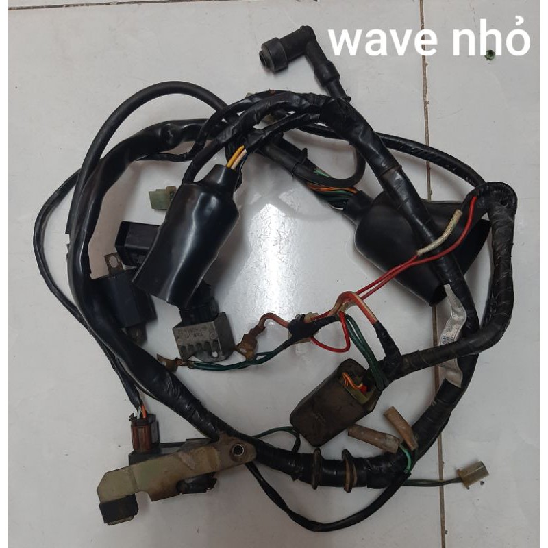 bộ dây điện wave anpha rin full sạc, ic, mobin sườn