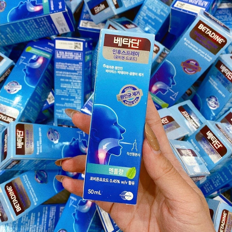 Xịt Họng Sinh Học Kháng Khuẩn POVIDIN Cho Bé Từ 6 Tháng Tuổi Nội Địa Hàn Quốc