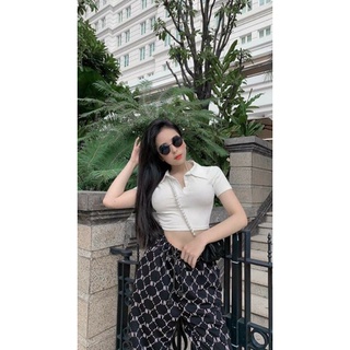 Sét bộ quần bom ny kèm áo crt cổ bẻ t0_l