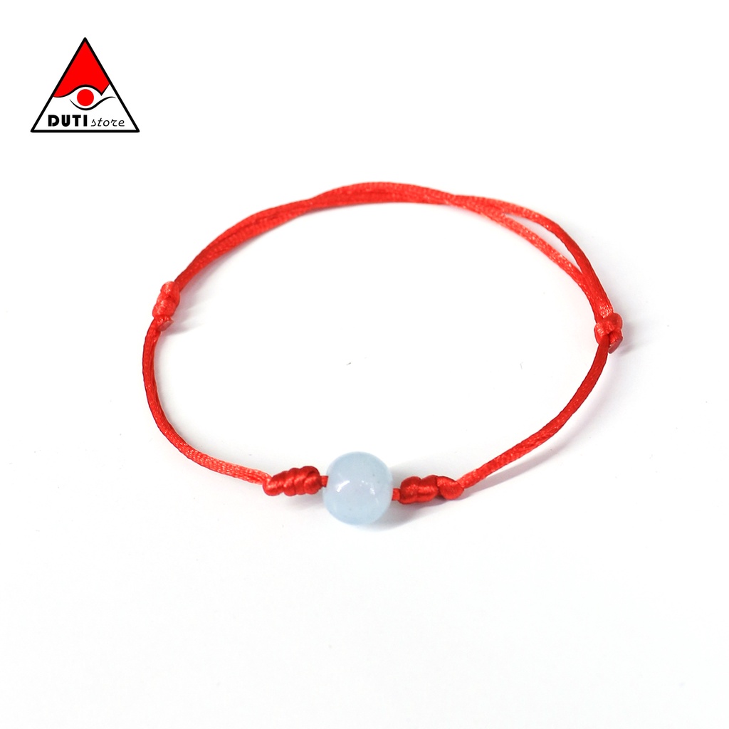 Vòng tay Sợi chỉ đỏ may mắn mix Hạt đá Handmade VNM007 DutiOS