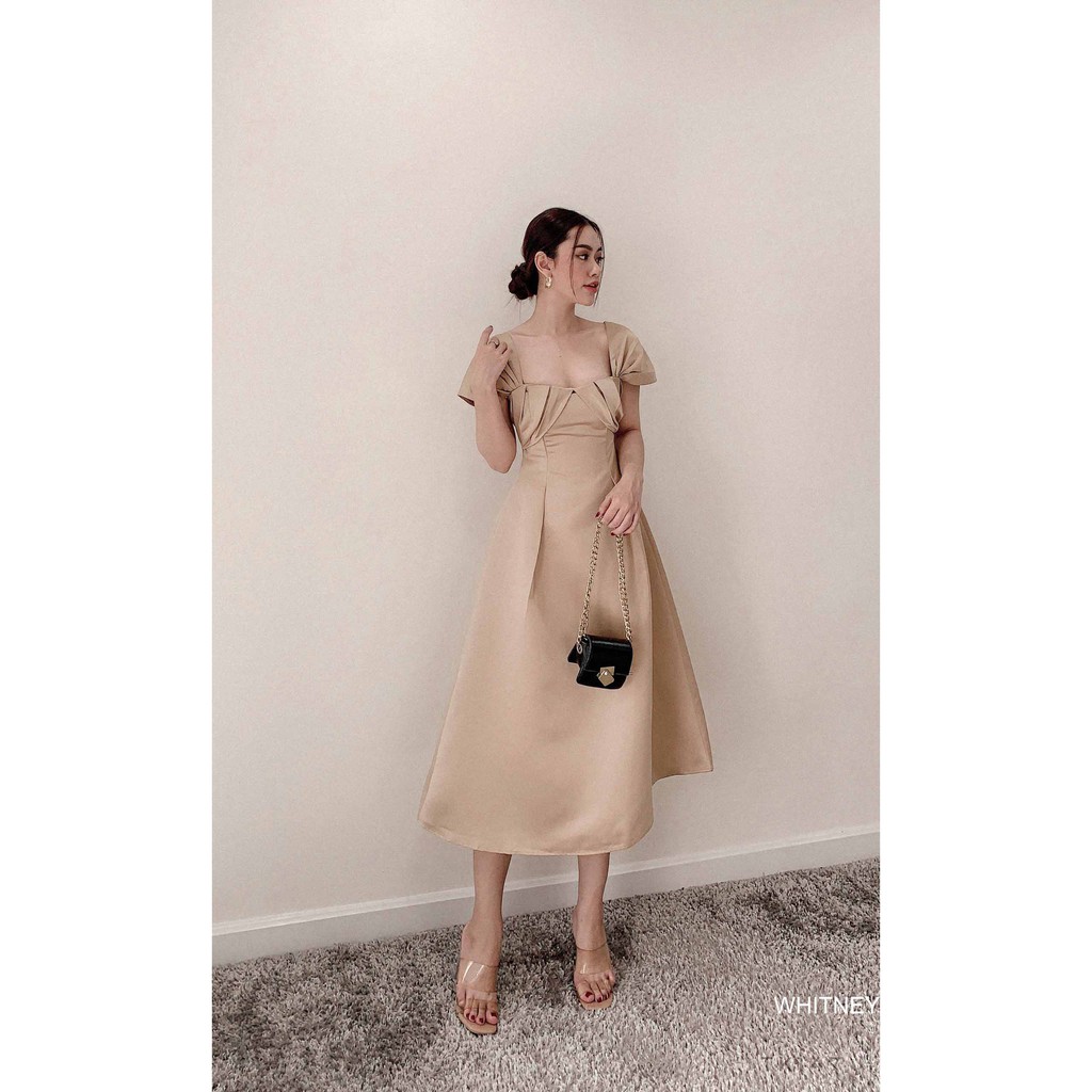 Đầm dự tiệc cao cấp Whitney dress - Đầm maxi thiết kế (kèm ảnh thật) - đầm đi tiệc - váy maxi napubee | BigBuy360 - bigbuy360.vn