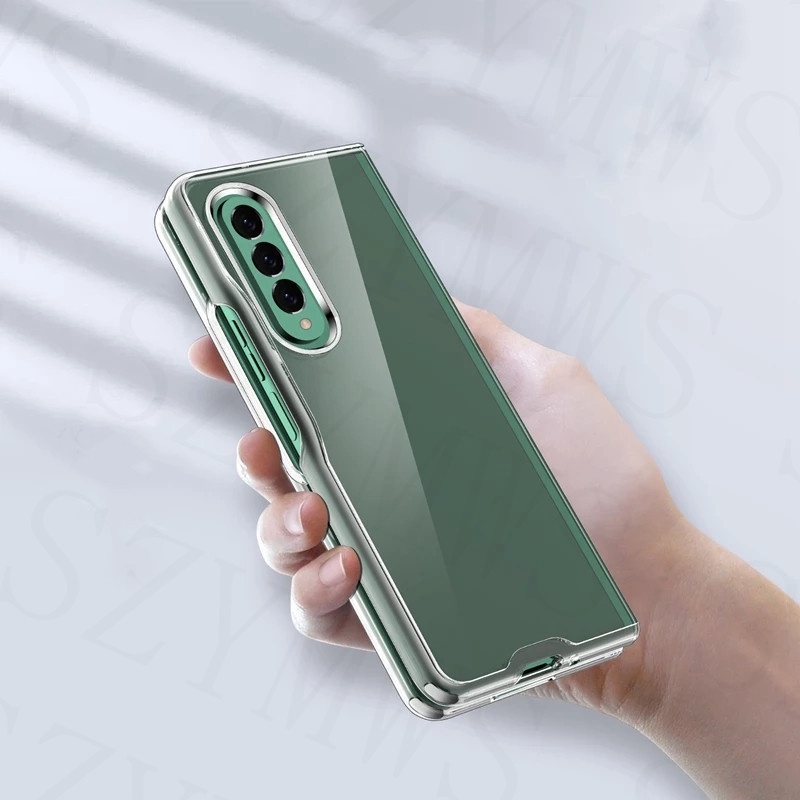 Ốp lưng trong suốt cho samsung galaxy z flip 5 3 5g samsung galaxy z fold 5 4 3 2 5g