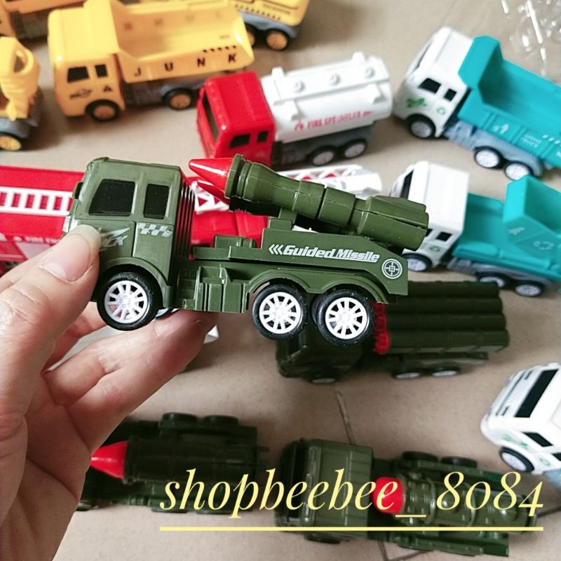 Set 6 ôtô đồ chơi các mẫu mix khác nhau