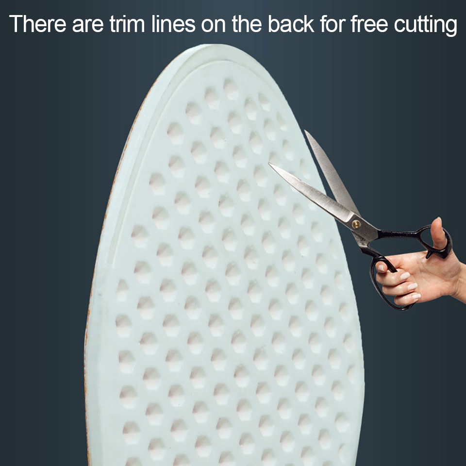 Miếng Lót Giày Mềm Mại Co Giãn Chống Trượt Thấm Hút Mồ Hôi Thoáng Khí Cho Nam Và Nữ