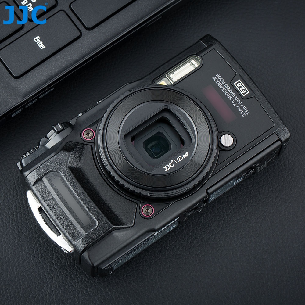 JJC Z-TGS Nắp đậy ống kính máy ảnh dạng xoay LB-T01 cho Olympus TG-6 TG-5 TG-4 TG-3 TG-2 TG-1 TG6 TG5 TG4 TG3 TG2 TG1