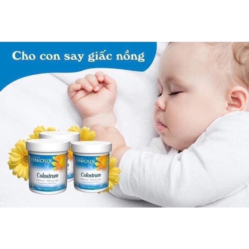 (chính hãng)Sữa non Pháp Fenioux Colostrum hộp 200 viên