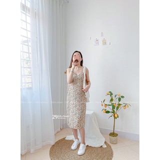 Váy hai dây hoa nhí (Ảnh thật)