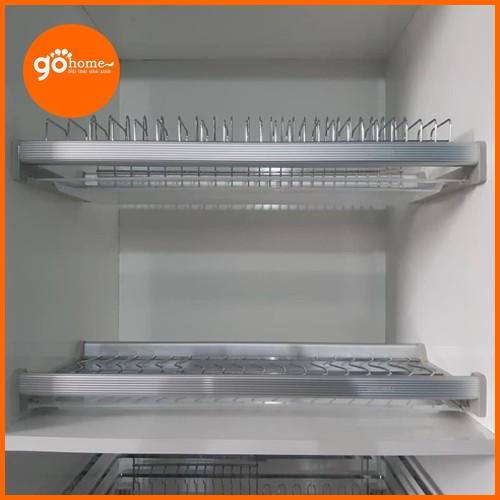 [Xả Kho] Chính Hãng Giá Để Bát Đĩa Tủ Bếp INOX 304 Cao Cấp (Có Thợ Lắp Đặt)