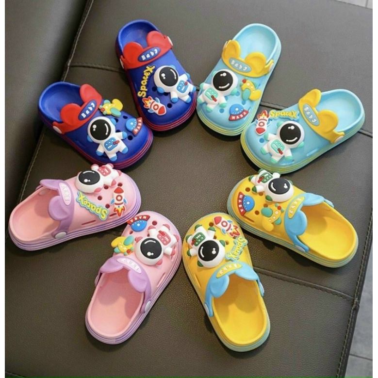 [XẢ KHO] DÉP SỤC STICKERS PHI HÀNH GIA CHO BÉ TRAI VÀ BÉ GÁI SIZE TỪ 18-33