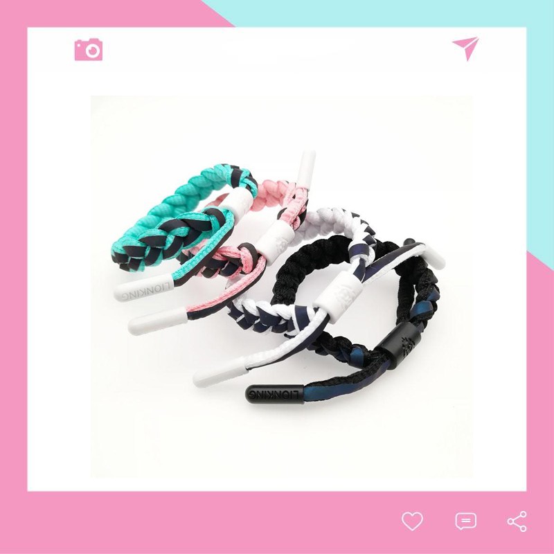 Vòng đeo tay dây bện phát sáng trong tối thời trang nam nữ siêu hot V14