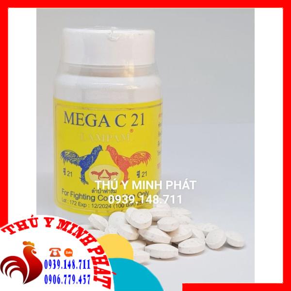 Mega C21 Thu.ốc nuôi gà đá tăng bo nhập khẩu Thái Lan chính hãng