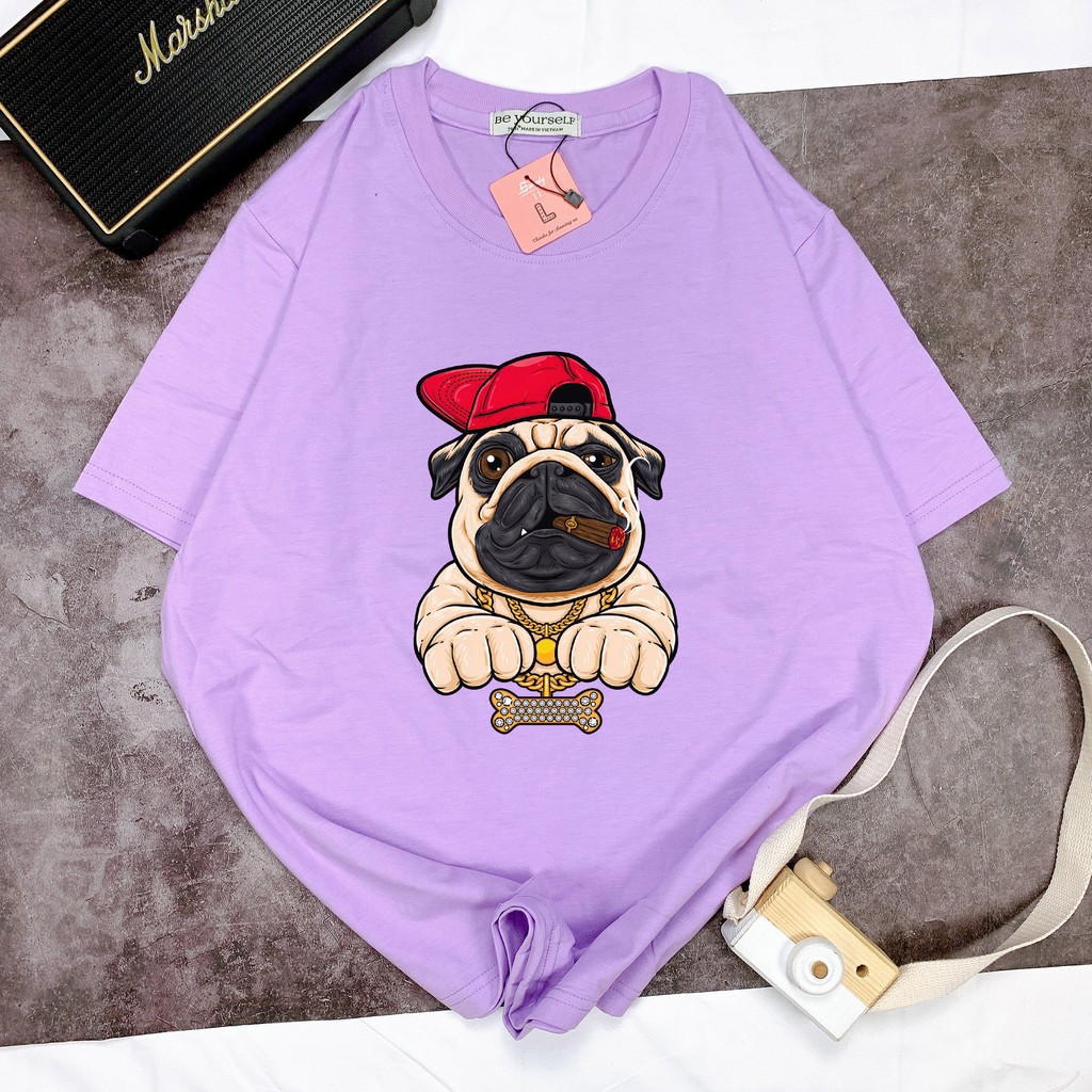 Áo thun unisex Be Yourself size M L XL - CHÓ GIÀU SANG