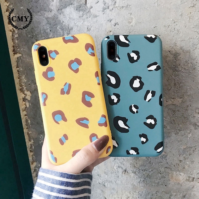 Ốp lưng in họa tiết da báo cho iPhone11/11Pro 11pro Max X XR XS XS MAX 78 plus SE | BigBuy360 - bigbuy360.vn