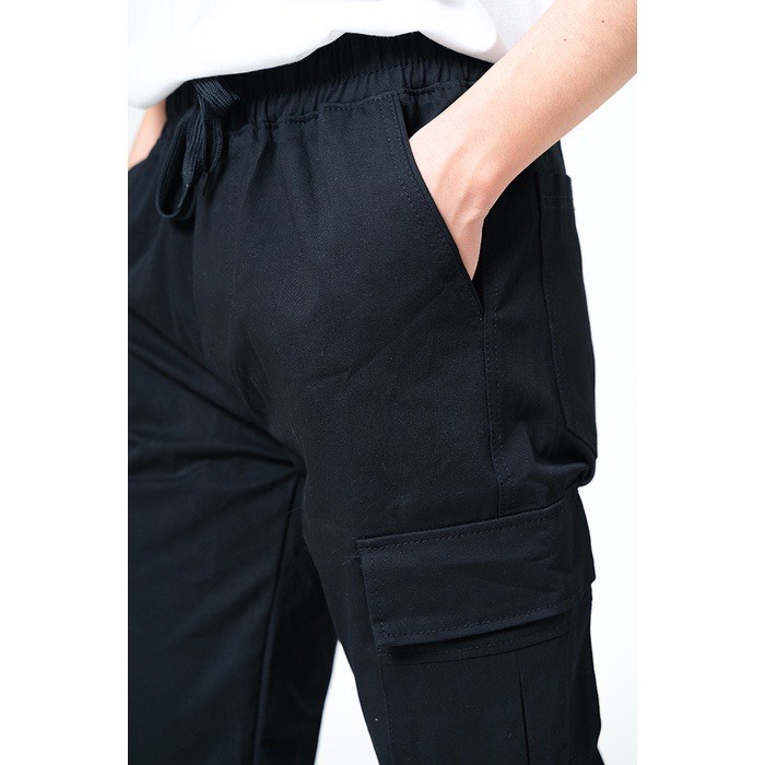 Quần kaki Jogger dài túi hộp cạp thun nam nữ – Unisex 2022
