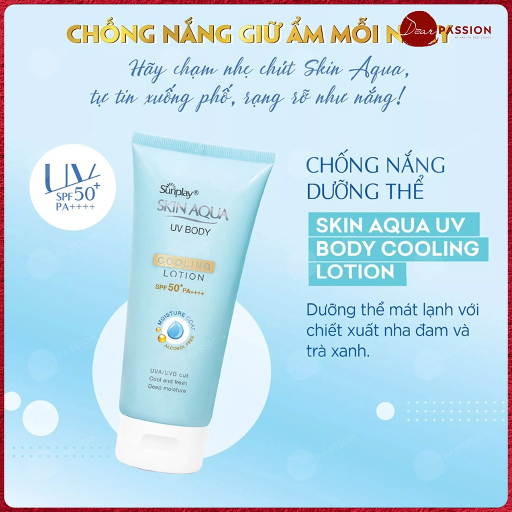 Kem Chống Nắng Dưỡng Thể Sunplay Skin Aqua Dưỡng Da - Sunplay Skin Aqua UV Body Whitening Lotion SPF 50+ PA++++ 150g