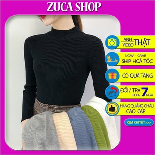 Áo Len Tăm Cổ 3 Phân mềm mịn, co giãn, nhiều màu dễ phối đồ