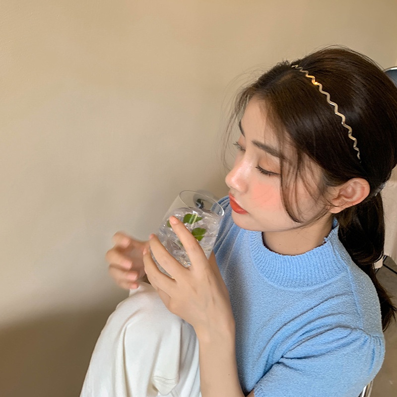 Băng Đô Cài Tóc Kim Loại Thời Trang Cho Nữ