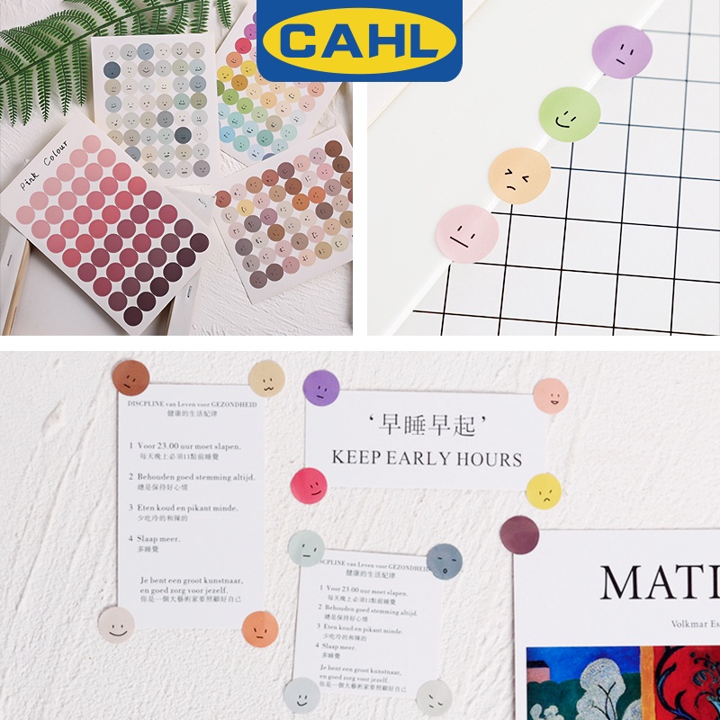 1 Miếng Dán Hình Mặt Cười Trang Trí Nhật Ký, Sổ Tay