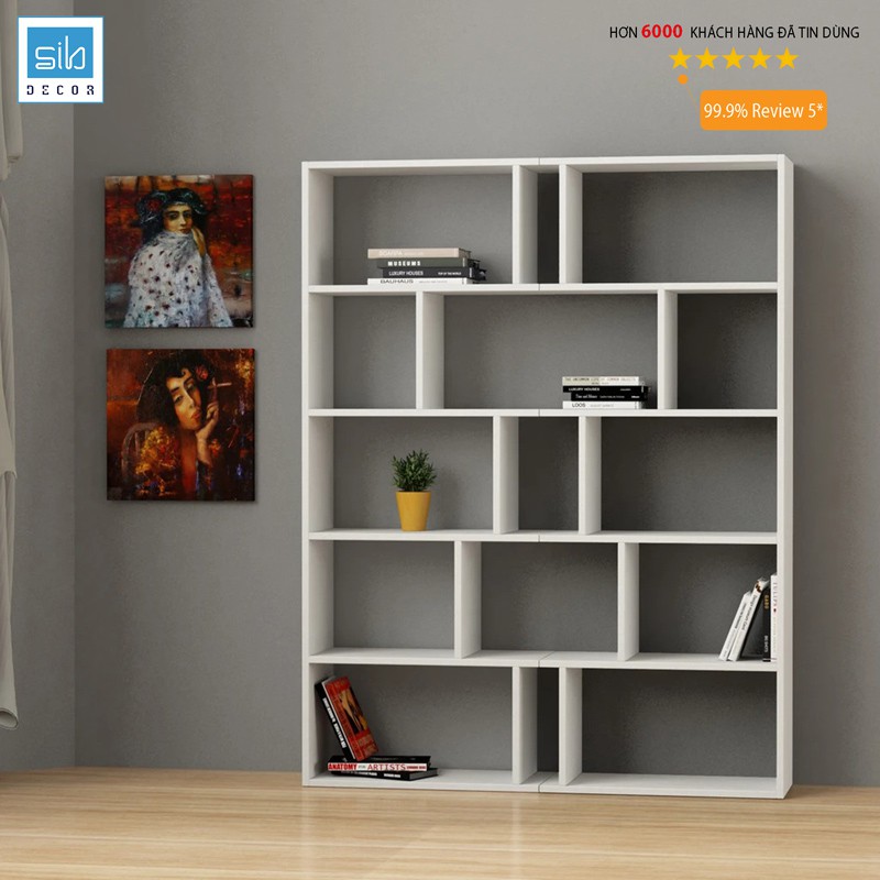 Combo 2 Kệ Sách Đơn Giản Mà Đẹp SIB Decor