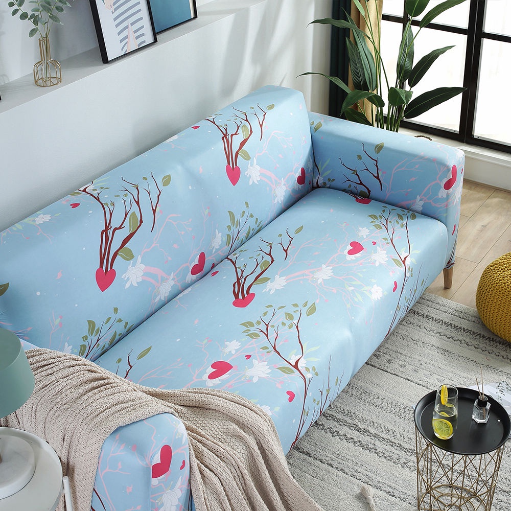 Vỏ Bọc Ghế Sofa Co Giãn Chống Trượt Chống Bụi In Họa Tiết Đơn Giản