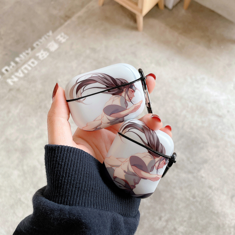 Vỏ Đựng Bảo Vệ Hộp Sạc Tai Nghe Airpods 2 Chống Trầy Hình Naruto