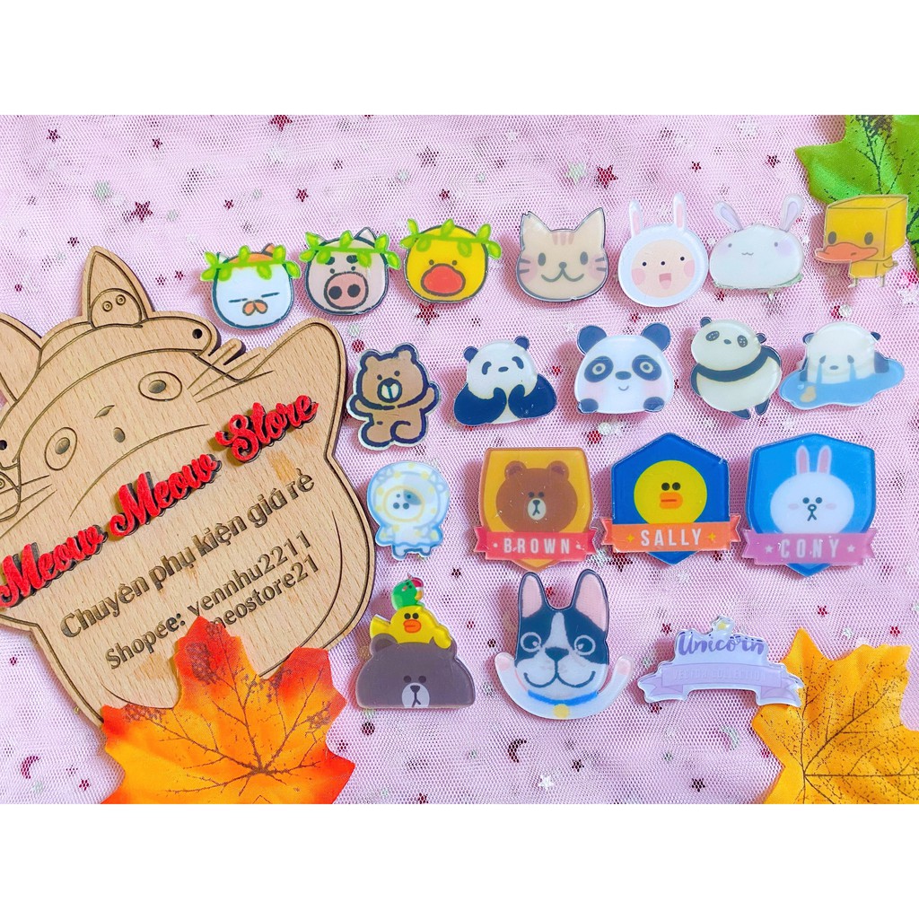 ❣️Có Ảnh+Video thật❣️ ĐƯỢC CHỌN MẪU- Pin Cài Áo, Pin Cài Balo size 3cm❣️