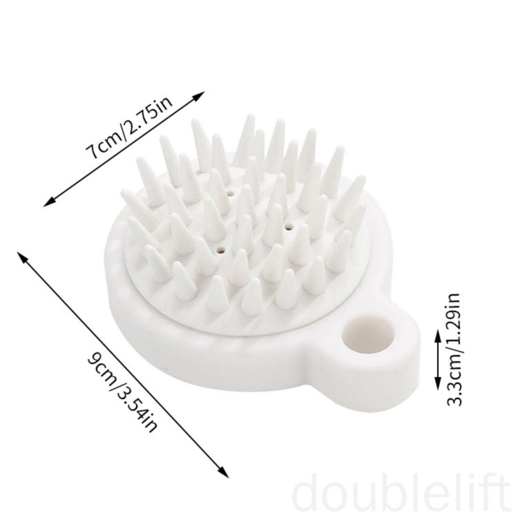 Bàn chải massage da đầu làm từ silicon mềm mại sử dụng tiện lợi cho nam và nữ