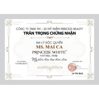 BẠCH CÚC TRÀ MẶT NẠ THẢO MỘC - PRINCESS WHITE