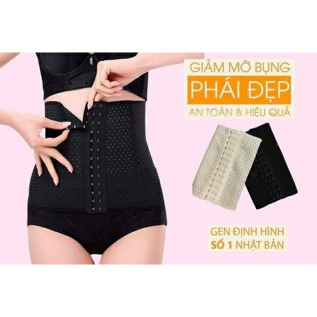 Gen Nịt Bụng Định Hình M số 1 nhật bản + Tạo Vòng Eo Thon Gọn - Đai Nịt Bụng Sau Sinh Giảm Mỡ