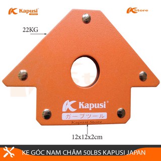 Ke góc nam châm 50lbs kapusi japan k-2022, nam châm ke góc vuông 22kg