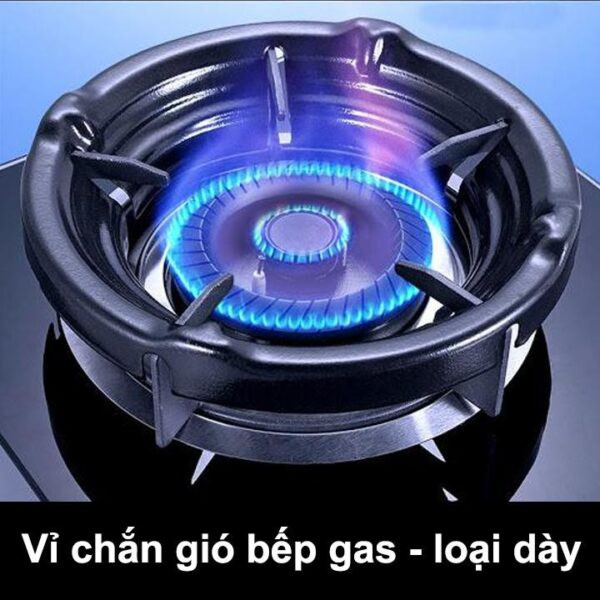 KIỀNG CHẮN GIÓ BẾP GA CAO CẤP GIÚP CHIA ĐỀU LỬA – KIỀNG CHẮN GIÓ BẾP GAS NHIỀU CHẤU(MÀU BẠC)
