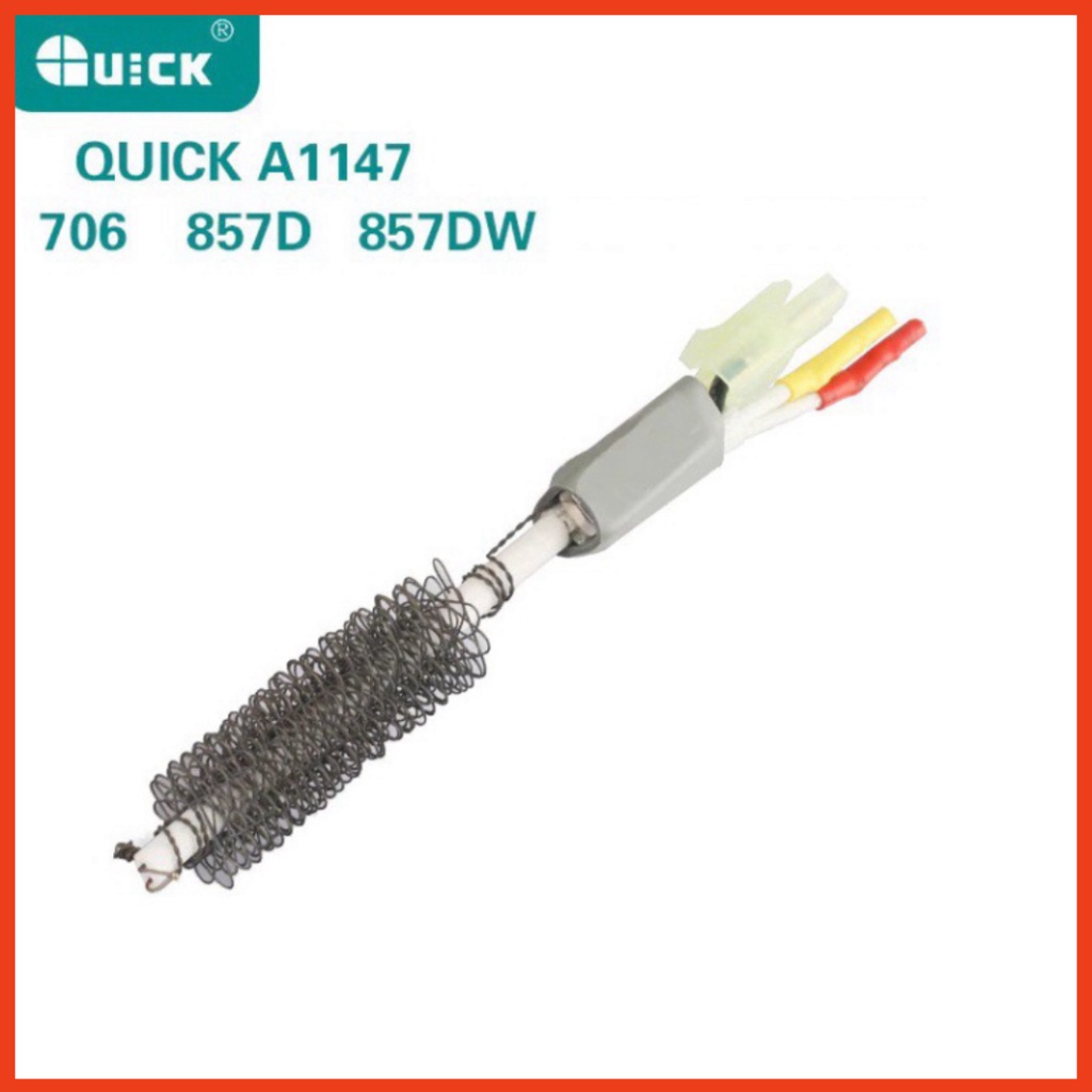 Ruột, lõi nhiệt, sợi đốt Quick A1147  cho máy khò Quick 857DW, 857DW+, 706W+, 706