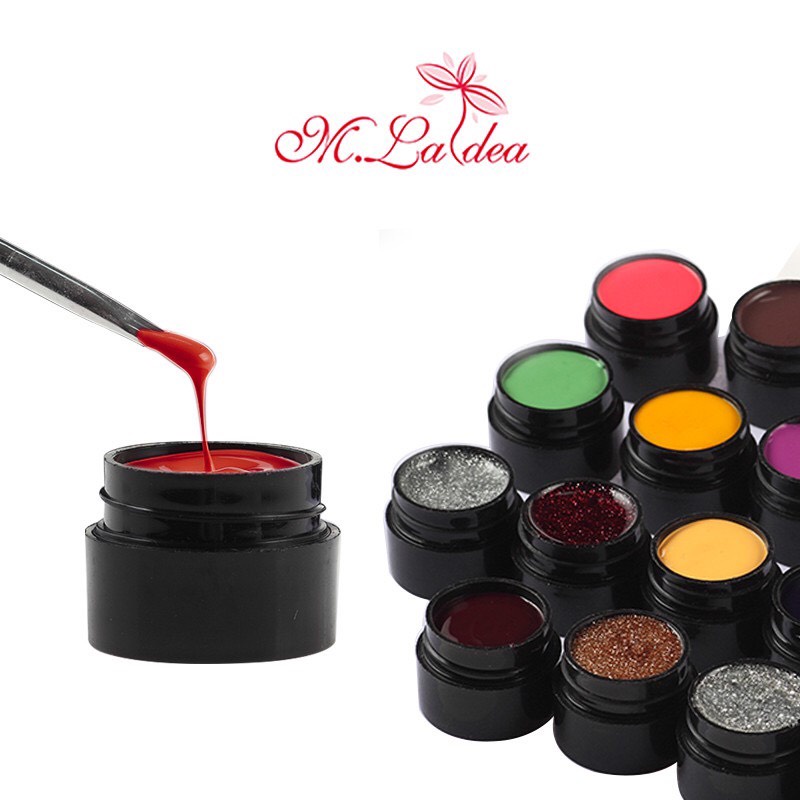 Set 24 hộp Gel resin 5ml sơn gel cao cấp  vẻ móng, trang trí móng tay chân tiện dụng