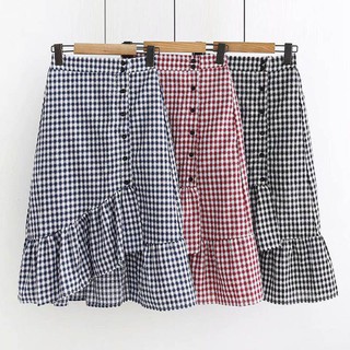 Chân váy kẻ caro phong cách vintage thời trang cho nữ