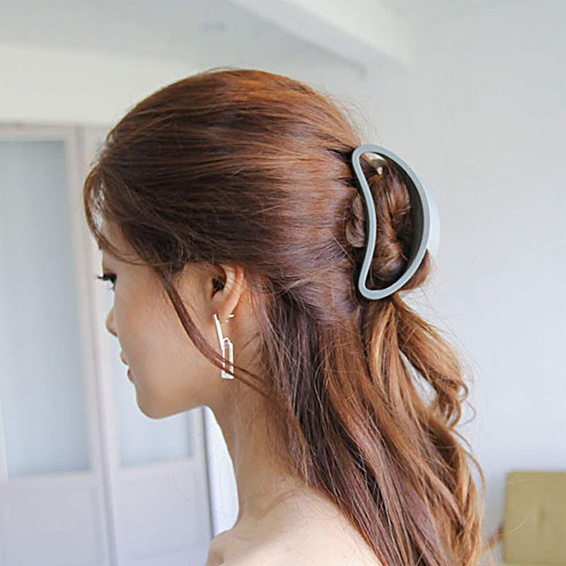 Kẹp Tóc Nhiều Màu Sắc Thiết Kế Đơn Giản Chống Rơi Phong Cách Hàn Quốc Cho Người Lớn