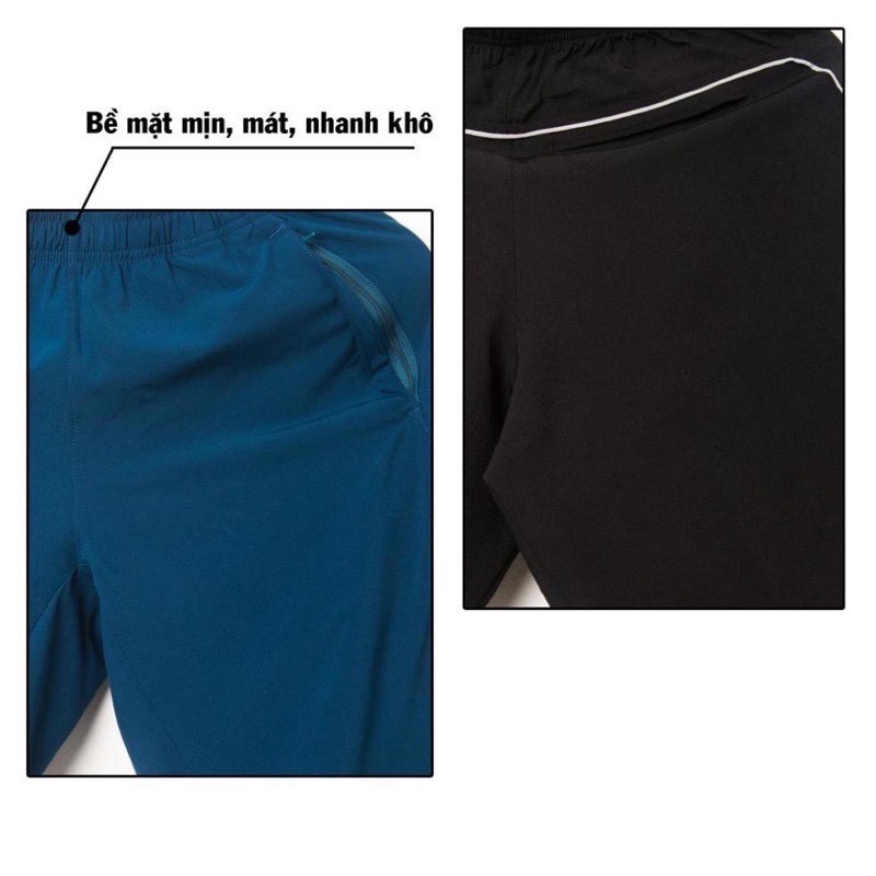 Combo 4 Quần đùi nam thể thao vải gió V1 Quần Short nam mặc mùa hè thoáng mát Micado