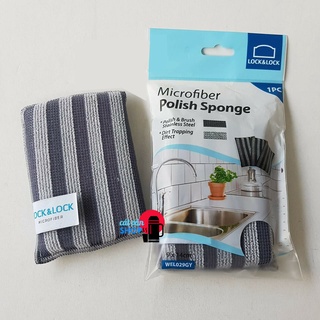 Miếng rửa chén Lock&Lock Microfiber chùi rửa đa năng WEL028 WEL029