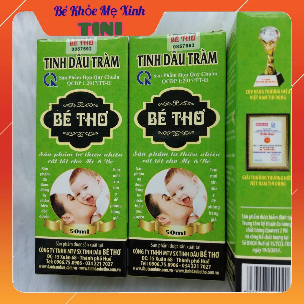 Tinh dầu tràm Bé Thơ hàng chính hãng chai 50ml