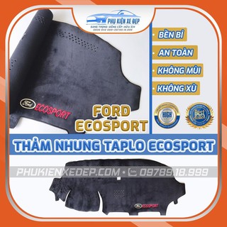 Thảm chống nóng taplo xe Ford EcoSport chất liệu Nhung Lông cừu 3 lớp chống trượt