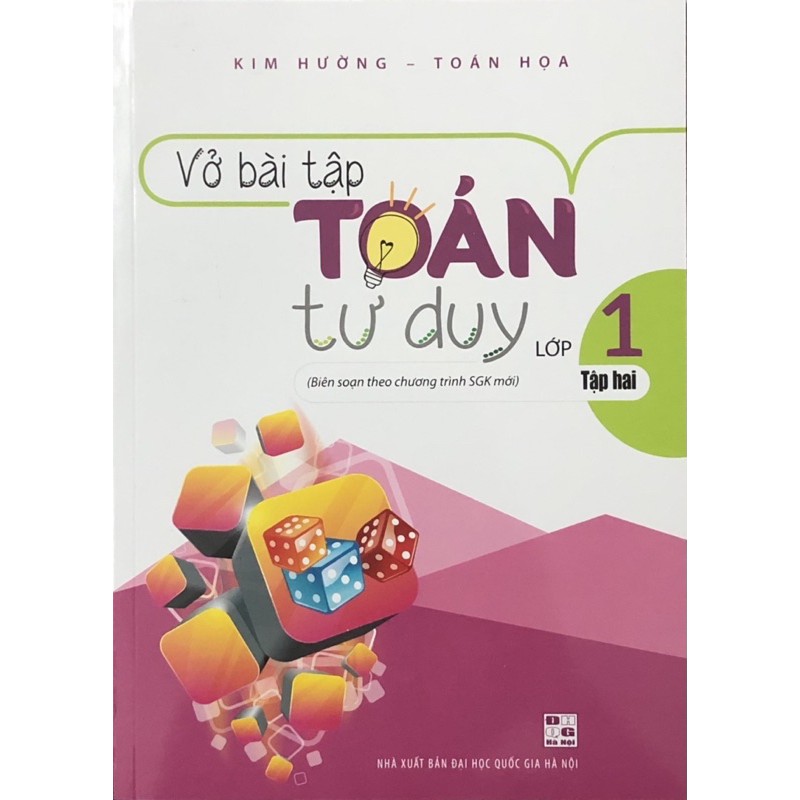 Sách - (Combo 2 tập) Vở Bài Tập Toán Tư Duy Lớp 1