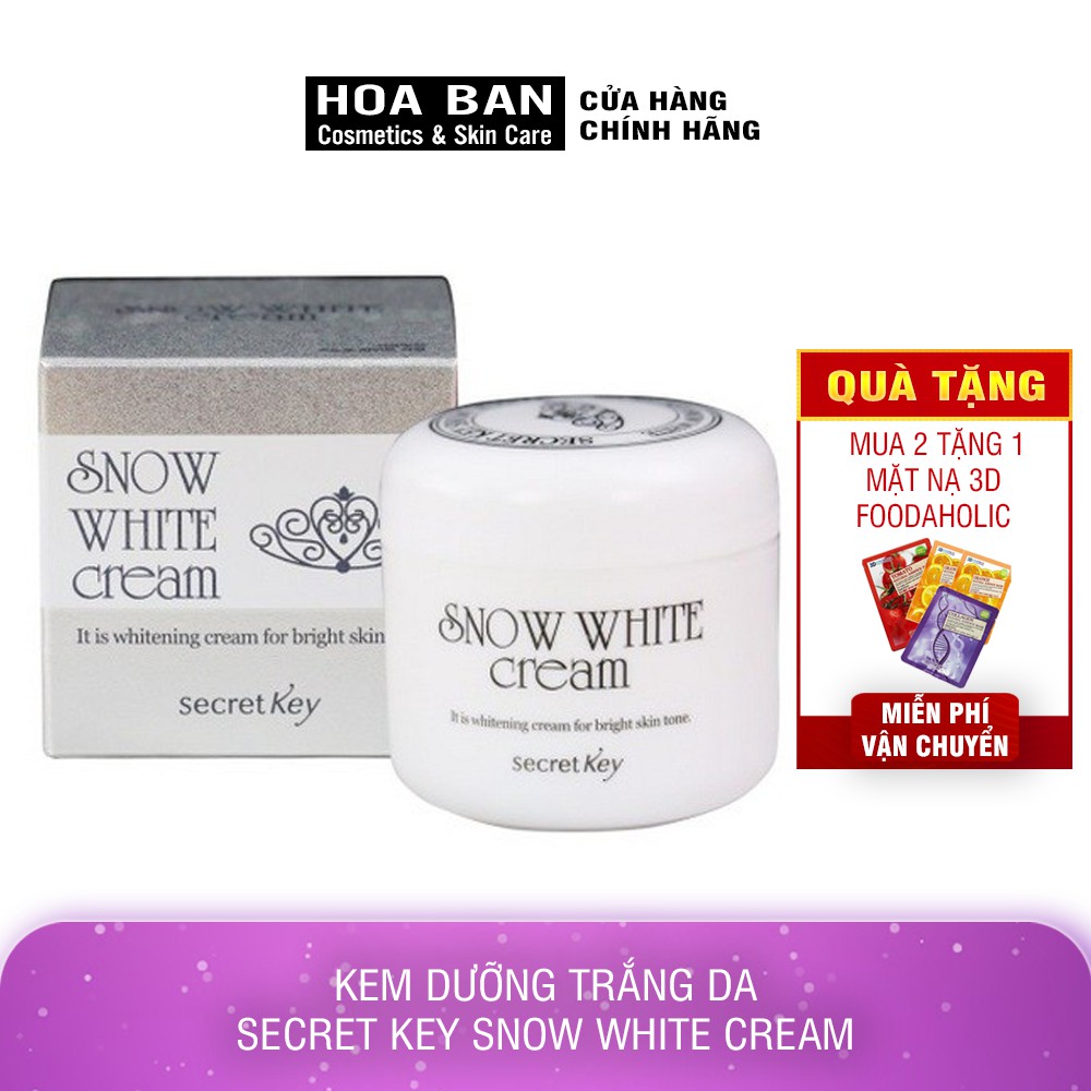 Kem dưỡng trắng da Secret Key Snow White Cream 50gr