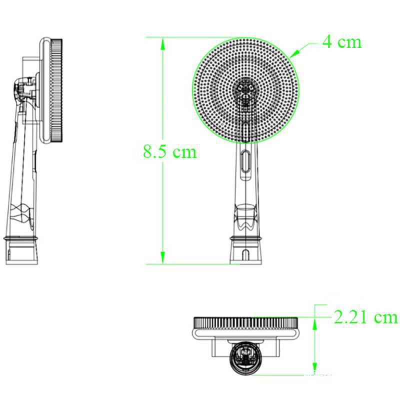 Set 2 đầu cọ rửa mặt bằng silicon dùng thay máy rửa mặt giúp làm sạch, massage mặt hiệu quả, dùng thay đầu bàn chải điện | BigBuy360 - bigbuy360.vn