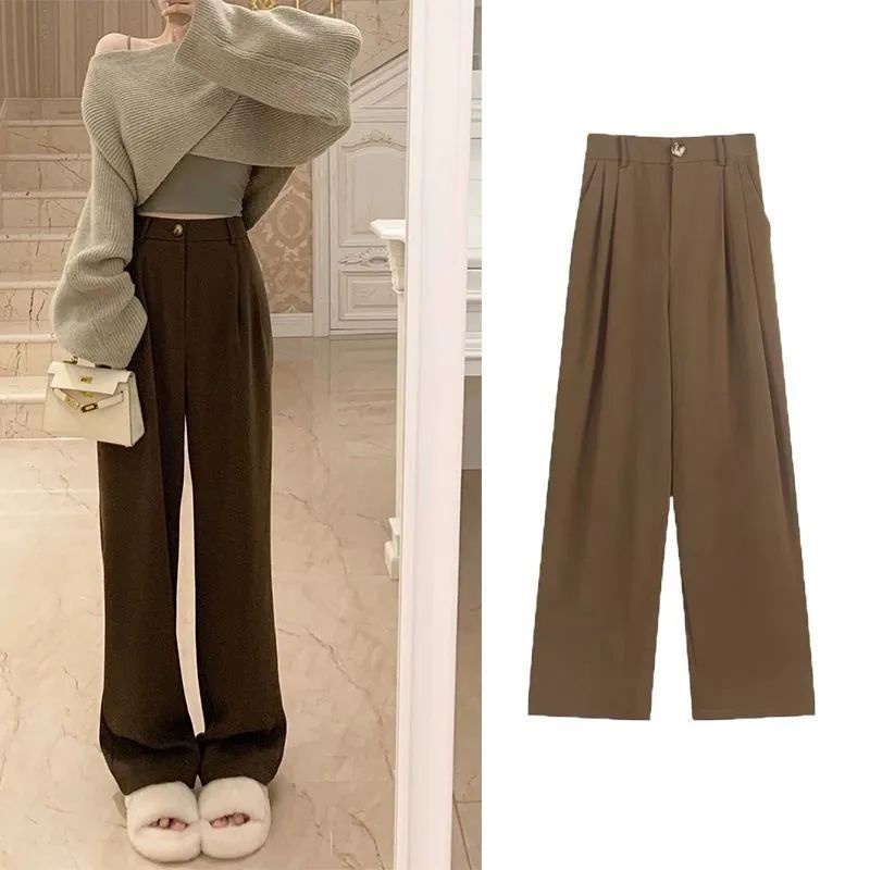 Áo Sweater Dệt Kim Dáng Suông Thời Trang Thu Đông Cá Tính